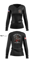 Tour 4 Women's Long Sleeve V-neck Shirt - 5