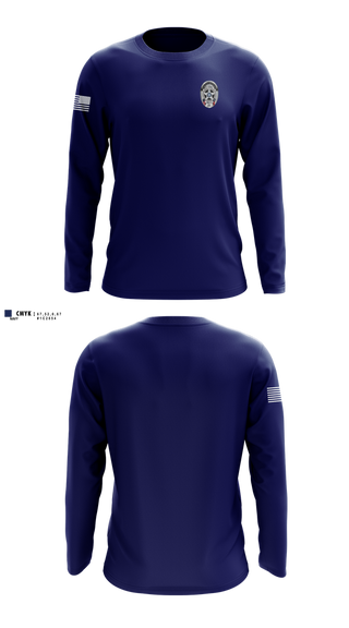 Long Sleeve Performance Shirt, Canton Police Department, , Teamtime, Team time, sublimation, custom sports apparel, team uniforms, spirit wear, spiritwear, sports uniforms, custom shirts, team store, custom team store, fundraiser sports, apparel fundraiser