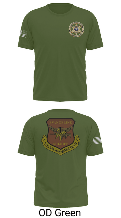 Evangeline Parish Sheriffs Office S.R.T Old School Cotton Feel Shirt - 48