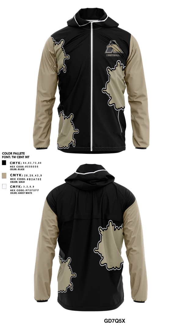 Windbreaker, All-Army Softball, Softball, Teamtime, Team time, sublimation, custom sports apparel, team uniforms, spirit wear, spiritwear, sports uniforms, custom shirts, team store, custom team store, fundraiser sports, apparel fundraiser