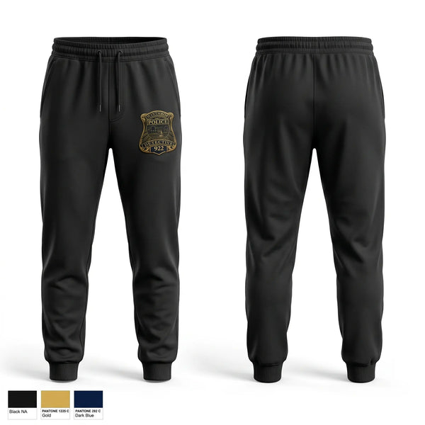 Sweatpants, Winthrop Police Detectives, Police, Teamtime, Team time, sublimation, custom sports apparel, team uniforms, spirit wear, spiritwear, sports uniforms, custom shirts, team store, custom team store, fundraiser sports, apparel fundraiser