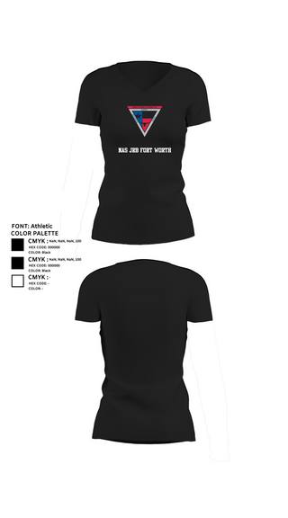 Womens Short Sleeve Vneck Shirt, NAS JRB FORT WORTH, , Teamtime, Team time, sublimation, custom sports apparel, team uniforms, spirit wear, spiritwear, sports uniforms, custom shirts, team store, custom team store, fundraiser sports, apparel fundraiser