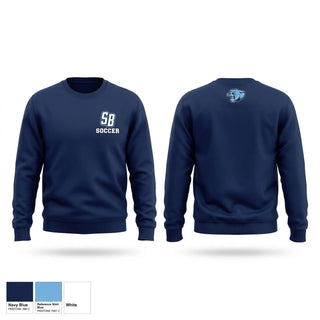 Crew Neck Sweatshirt, South Brunswick Cougars, Women's Soccer, Teamtime, Team time, sublimation, custom sports apparel, team uniforms, spirit wear, spiritwear, sports uniforms, custom shirts, team store, custom team store, fundraiser sports, apparel fundraiser