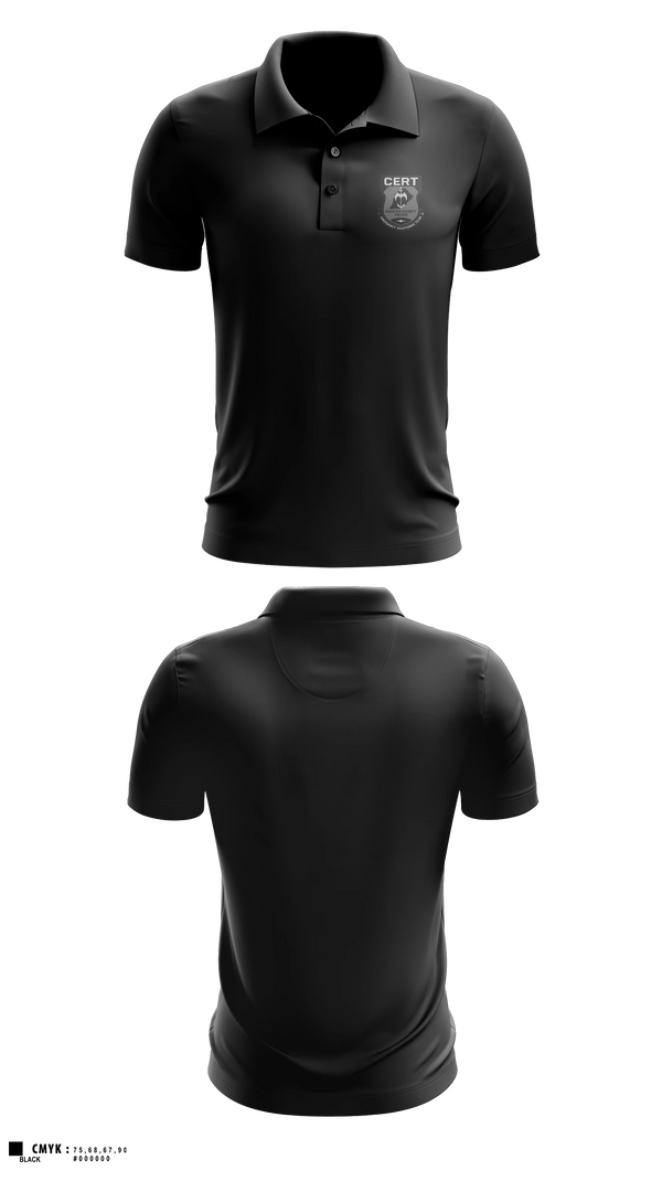 Short Sleeve Performance Polo, Chester County Prison Emergency Response Team CERT, Police, Teamtime, Team time, sublimation, custom sports apparel, team uniforms, spirit wear, spiritwear, sports uniforms, custom shirts, team store, custom team store, fundraiser sports, apparel fundraiser