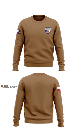 Crew Neck Sweatshirt, Yoakum County Sheriff’s Office, Police, Teamtime, Team time, sublimation, custom sports apparel, team uniforms, spirit wear, spiritwear, sports uniforms, custom shirts, team store, custom team store, fundraiser sports, apparel fundraiser