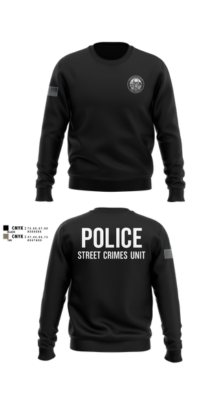 Crew Neck Sweatshirt, STREET CRIMES, , Teamtime, Team time, sublimation, custom sports apparel, team uniforms, spirit wear, spiritwear, sports uniforms, custom shirts, team store, custom team store, fundraiser sports, apparel fundraiser