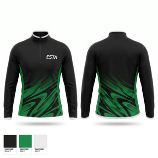 Quarter Zip Jacket, ESTA, Track & Field, Teamtime, Team time, sublimation, custom sports apparel, team uniforms, spirit wear, spiritwear, sports uniforms, custom shirts, team store, custom team store, fundraiser sports, apparel fundraiser
