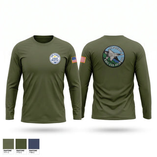Long Sleeve Performance Shirt, Echo TX-20105, Air Force, Teamtime, Team time, sublimation, custom sports apparel, team uniforms, spirit wear, spiritwear, sports uniforms, custom shirts, team store, custom team store, fundraiser sports, apparel fundraiser