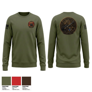 Crew Neck Sweatshirt, D Company 2/278 MBCT, National Guard, Teamtime, Team time, sublimation, custom sports apparel, team uniforms, spirit wear, spiritwear, sports uniforms, custom shirts, team store, custom team store, fundraiser sports, apparel fundraiser