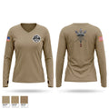 609th Movement Control Team 62347893 Women's Long Sleeve V-neck Shirt - 1