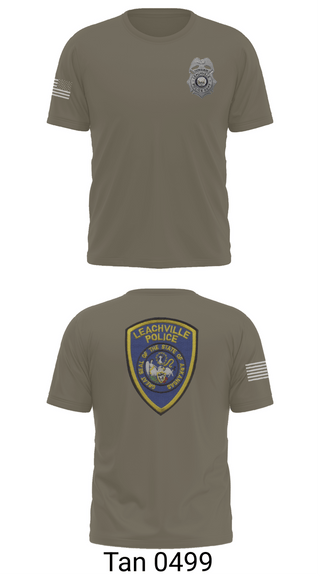 Short Sleeve Performance Shirt, Leachville Police Department, Police, Teamtime, Team time, sublimation, custom sports apparel, team uniforms, spirit wear, spiritwear, sports uniforms, custom shirts, team store, custom team store, fundraiser sports, apparel fundraiser
