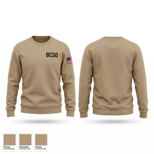 Crew Neck Sweatshirt, BCSO, Police, Teamtime, Team time, sublimation, custom sports apparel, team uniforms, spirit wear, spiritwear, sports uniforms, custom shirts, team store, custom team store, fundraiser sports, apparel fundraiser