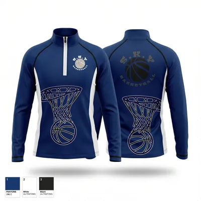 S.K.Y. Basketball 9477324 Quarter Zip Jacket - 1