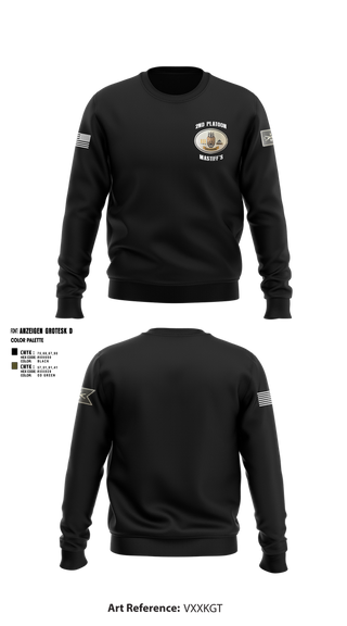 Crew Neck Sweatshirt, 2nd Plt, Doghouse Company, 1/3 TOG, , Teamtime, Team time, sublimation, custom sports apparel, team uniforms, spirit wear, spiritwear, sports uniforms, custom shirts, team store, custom team store, fundraiser sports, apparel fundraiser