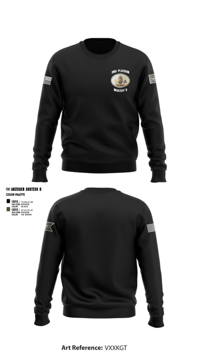 2nd Plt, Doghouse Company, 1/3 TOG 80089099 Crew Neck Sweatshirt - 4