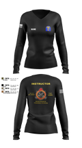 D CO 37279628 Women's Long Sleeve V-neck Shirt - 7