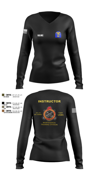 Womens Long Sleeve Vneck Shirt, D CO, , Teamtime, Team time, sublimation, custom sports apparel, team uniforms, spirit wear, spiritwear, sports uniforms, custom shirts, team store, custom team store, fundraiser sports, apparel fundraiser