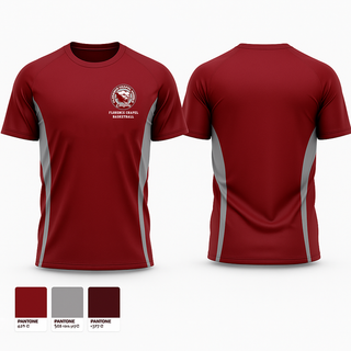 Short Sleeve Performance Shirt, Florence Chapel Middle School Basketball, Men's Basketball, Teamtime, Team time, sublimation, custom sports apparel, team uniforms, spirit wear, spiritwear, sports uniforms, custom shirts, team store, custom team store, fundraiser sports, apparel fundraiser