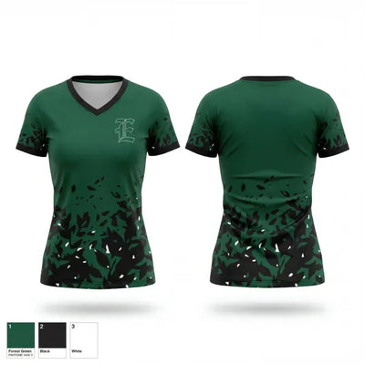 Everett Youth Hockey 29420417 Women's Short Sleeve V-neck Shirt - 1