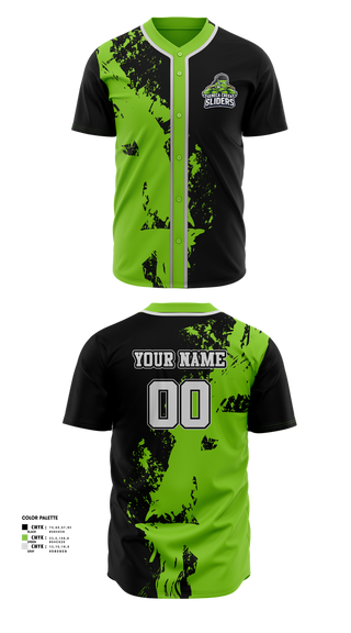 Full Button Baseball Jersey, Seneca Creek Sliders, Baseball, Teamtime, Team time, sublimation, custom sports apparel, team uniforms, spirit wear, spiritwear, sports uniforms, custom shirts, team store, custom team store, fundraiser sports, apparel fundraiser