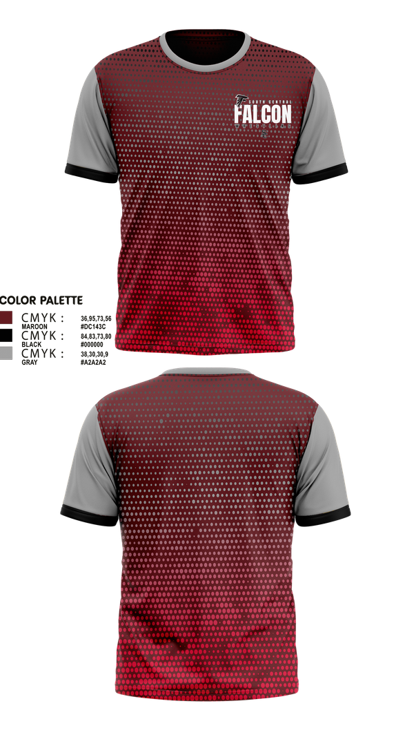 Short Sleeve Performance Shirt, Soutch Central High School Falcons, Wrestling, Teamtime, Team time, sublimation, custom sports apparel, team uniforms, spirit wear, spiritwear, sports uniforms, custom shirts, team store, custom team store, fundraiser sports, apparel fundraiser