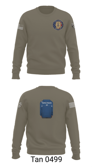 Crew Neck Sweatshirt, Cayce Police K9, , Teamtime, Team time, sublimation, custom sports apparel, team uniforms, spirit wear, spiritwear, sports uniforms, custom shirts, team store, custom team store, fundraiser sports, apparel fundraiser