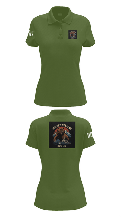 TED STEVENS 69093097 Women's Short Sleeve Performance Polo  - 52