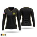 5th ANGLICO 7007508 Women's Long Sleeve V-neck Shirt - 1
