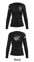 HHB, 428th Field Artillery Brigade 81466610 Women's Long Sleeve V-neck Shirt - 37