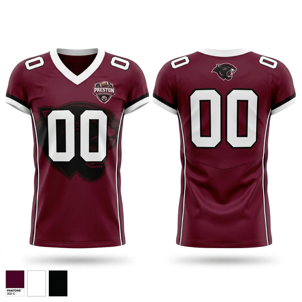 Football Jersey, Preston Panthers, , Teamtime, Team time, sublimation, custom sports apparel, team uniforms, spirit wear, spiritwear, sports uniforms, custom shirts, team store, custom team store, fundraiser sports, apparel fundraiser