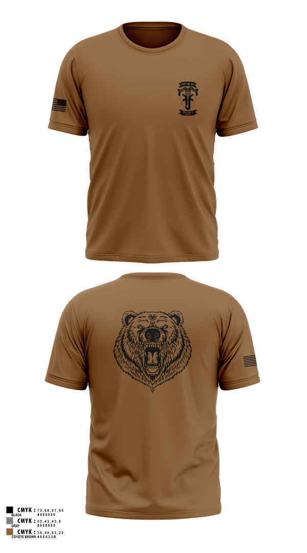 Old School Cotton Feel Shirt, HQ, 309TH MI BN, , Teamtime, Team time, sublimation, custom sports apparel, team uniforms, spirit wear, spiritwear, sports uniforms, custom shirts, team store, custom team store, fundraiser sports, apparel fundraiser
