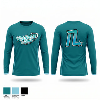 Long Sleeve Performance Shirt, NL Amherst, Cheer, Teamtime, Team time, sublimation, custom sports apparel, team uniforms, spirit wear, spiritwear, sports uniforms, custom shirts, team store, custom team store, fundraiser sports, apparel fundraiser