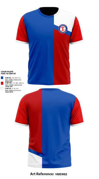 Trenholm Little League 21570649 Short Sleeve Performance Shirt - 1