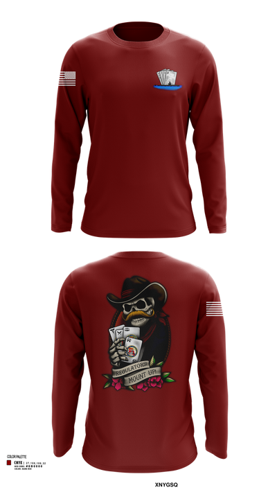 USS Jefferson City 53236918 Long Sleeve Performance Shirt 13