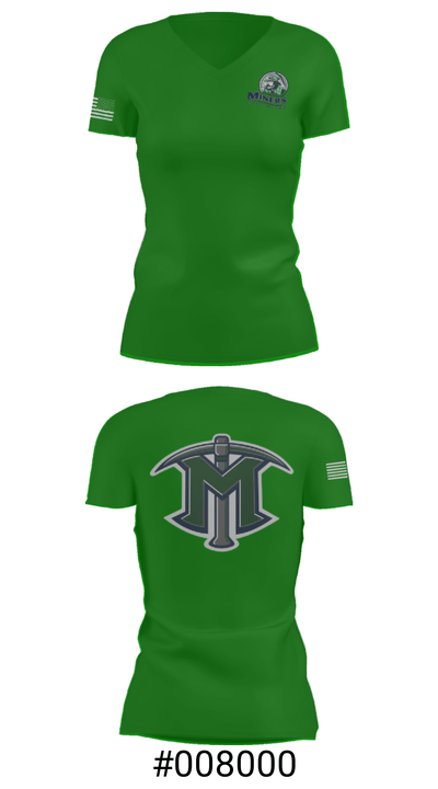 El Diamante High School Basketball 57210658 Women's Short Sleeve V-neck Shirt - 21