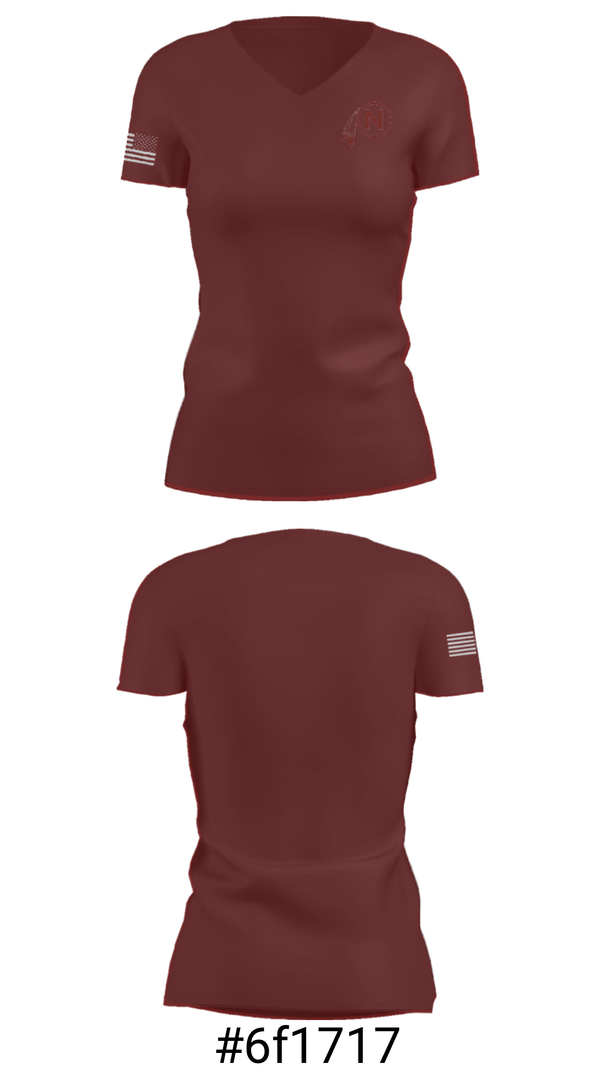 Women's Short Sleeve Vneck Shirt, Northside High School Cross Country, Cross Country, Teamtime, Team time, sublimation, custom sports apparel, team uniforms, spirit wear, spiritwear, sports uniforms, custom shirts, team store, custom team store, fundraiser sports, apparel fundraiser