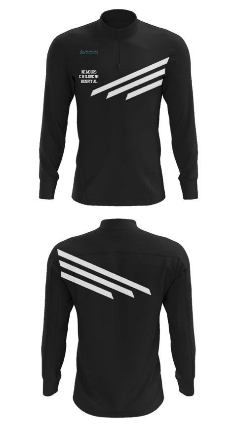 Quarter Zip Jacket, NEMOURS CHILDRENS HOSPITAL, , Teamtime, Team time, sublimation, custom sports apparel, team uniforms, spirit wear, spiritwear, sports uniforms, custom shirts, team store, custom team store, fundraiser sports, apparel fundraiser