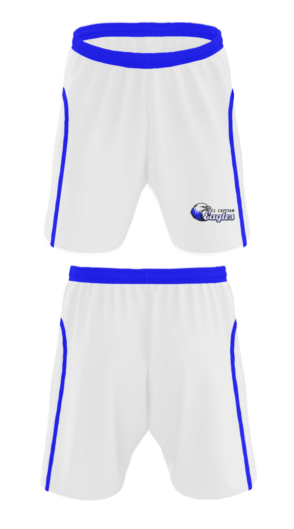 Athletic Shorts With Pockets, El Capitan Public School, Spirit Store, Teamtime, Team time, sublimation, custom sports apparel, team uniforms, spirit wear, spiritwear, sports uniforms, custom shirts, team store, custom team store, fundraiser sports, apparel fundraiser