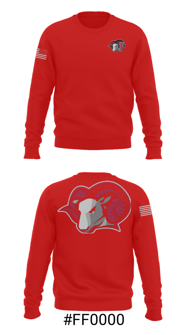 Crew Neck Sweatshirt, Franklinton High School Swimming, Swimming, Teamtime, Team time, sublimation, custom sports apparel, team uniforms, spirit wear, spiritwear, sports uniforms, custom shirts, team store, custom team store, fundraiser sports, apparel fundraiser