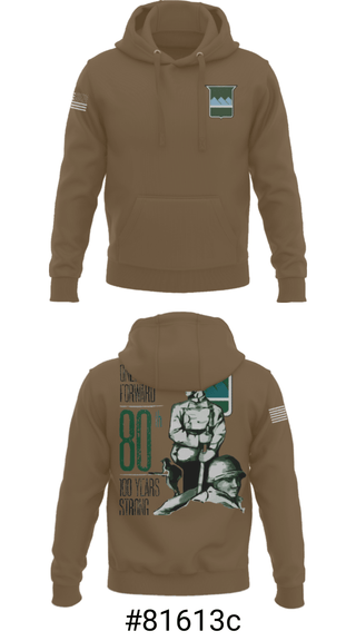 Hoodie, 80th Training Command, , Teamtime, Team time, sublimation, custom sports apparel, team uniforms, spirit wear, spiritwear, sports uniforms, custom shirts, team store, custom team store, fundraiser sports, apparel fundraiser