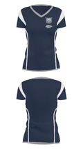 Garrett Junior High School 2206469 Women's Short Sleeve V-neck Shirt - 29