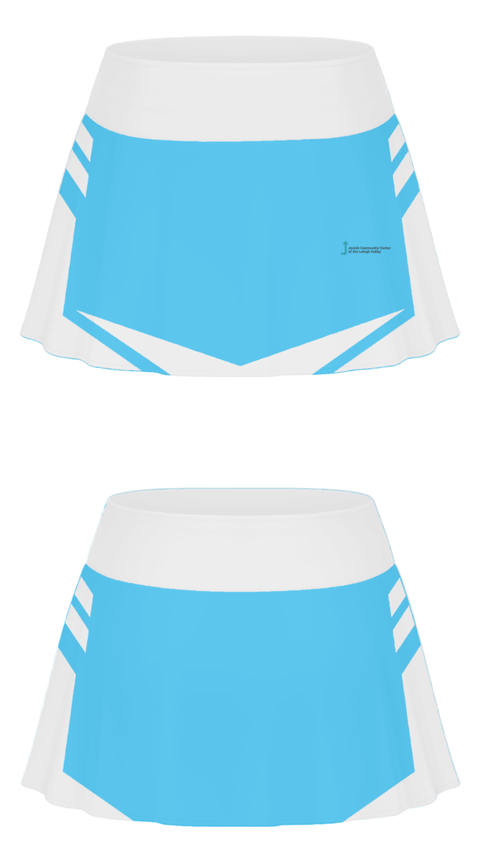 Skort, Jewish Community Center of the Lehigh Valley, Spirit Store, Teamtime, Team time, sublimation, custom sports apparel, team uniforms, spirit wear, spiritwear, sports uniforms, custom shirts, team store, custom team store, fundraiser sports, apparel fundraiser