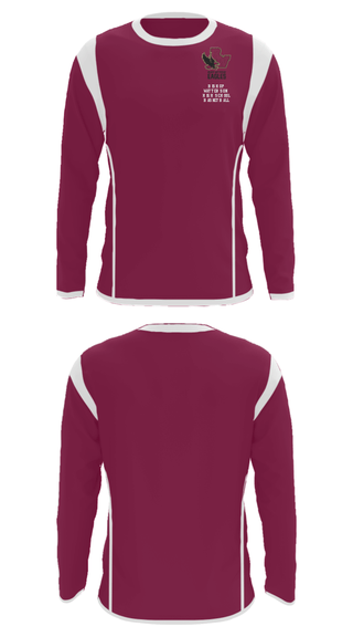Long Sleeve Performance Shirt, Bishop Watterson High School Basketball, Women's Basketball, Teamtime, Team time, sublimation, custom sports apparel, team uniforms, spirit wear, spiritwear, sports uniforms, custom shirts, team store, custom team store, fundraiser sports, apparel fundraiser