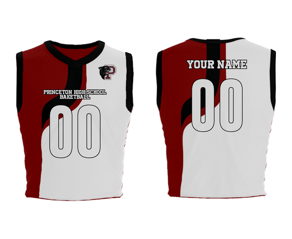 Mens Basketball Jersey, Princeton High School Baketball, Men's Basketball, Teamtime, Team time, sublimation, custom sports apparel, team uniforms, spirit wear, spiritwear, sports uniforms, custom shirts, team store, custom team store, fundraiser sports, apparel fundraiser