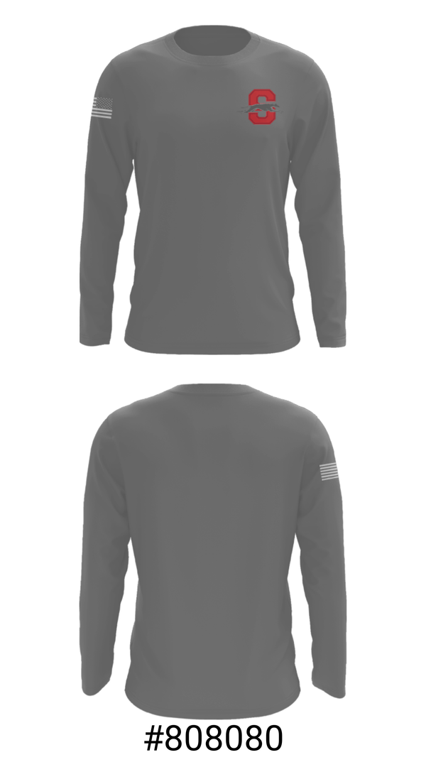 Long Sleeve Performance Shirt, Shelby Senior High School Bowling, Bowling, Teamtime, Team time, sublimation, custom sports apparel, team uniforms, spirit wear, spiritwear, sports uniforms, custom shirts, team store, custom team store, fundraiser sports, apparel fundraiser