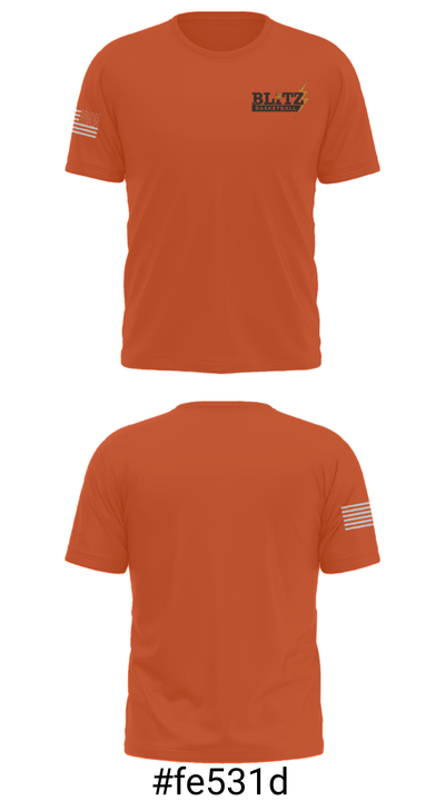Blitz Basketball 21572425 Short Sleeve Performance Shirt - 19