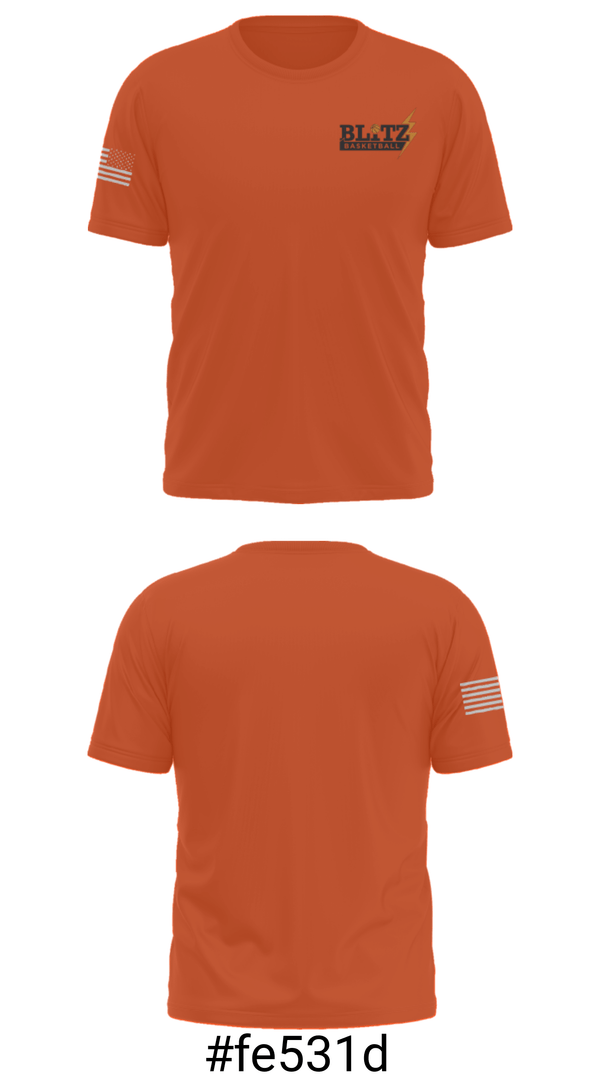 Short Sleeve Performance Shirt, Blitz Basketball, Men's Basketball, Teamtime, Team time, sublimation, custom sports apparel, team uniforms, spirit wear, spiritwear, sports uniforms, custom shirts, team store, custom team store, fundraiser sports, apparel fundraiser