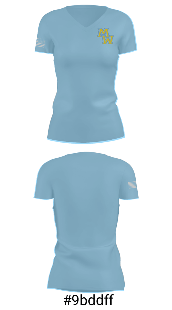 Women's Short Sleeve Vneck Shirt, Maine West High School Wrestling, Wrestling, Teamtime, Team time, sublimation, custom sports apparel, team uniforms, spirit wear, spiritwear, sports uniforms, custom shirts, team store, custom team store, fundraiser sports, apparel fundraiser
