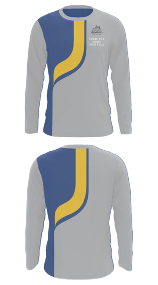 Long Sleeve Performance Shirt, Gering High School Basketball, Women's Basketball, Teamtime, Team time, sublimation, custom sports apparel, team uniforms, spirit wear, spiritwear, sports uniforms, custom shirts, team store, custom team store, fundraiser sports, apparel fundraiser