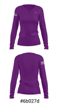 Fusion Academy Slk Southlake 14261322 Women's Long Sleeve V-neck Shirt - 20